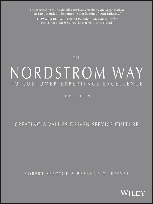 Title details for The Nordstrom Way to Customer Experience Excellence by Robert Spector - Available